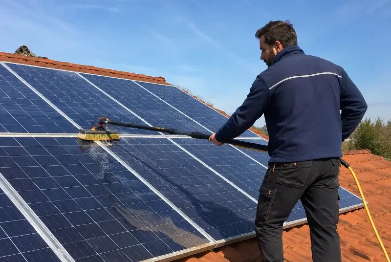 Nettoyage et entretien de panneaux solaires à Prinquiau